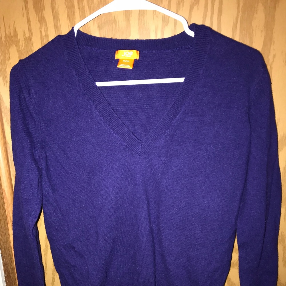 dark purple sweater